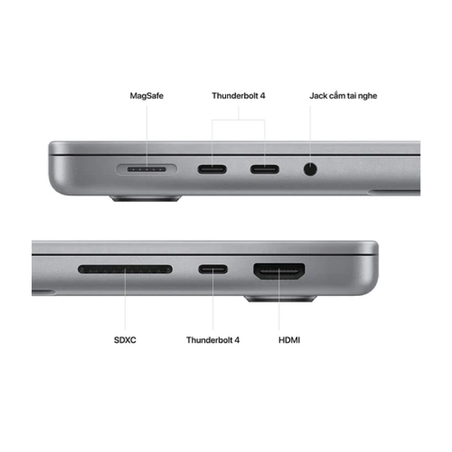 Macbook Pro 14 inch M2 2023 512GB chính hãng