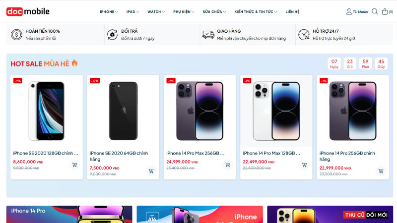 hướng dẫn mua hàng độc mobile