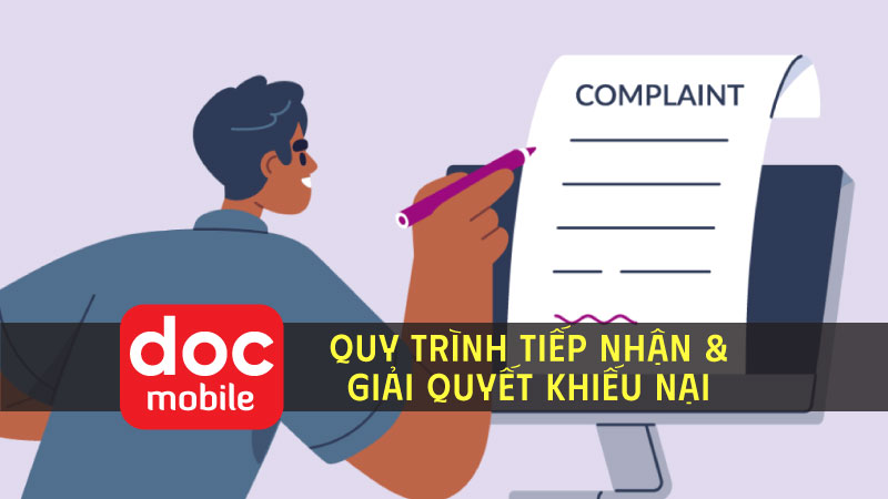 quy trình tiếp nhận và giải quyết khiệu nại độc mobile